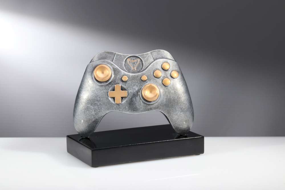 Gaming & E-Sports Pokal Controller aus Resin