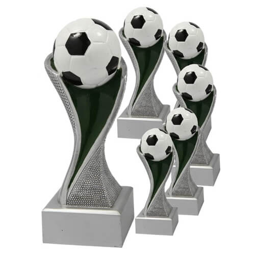 6er Pokalserie | Fußballpokal | Personalisiert mit Wunschtext