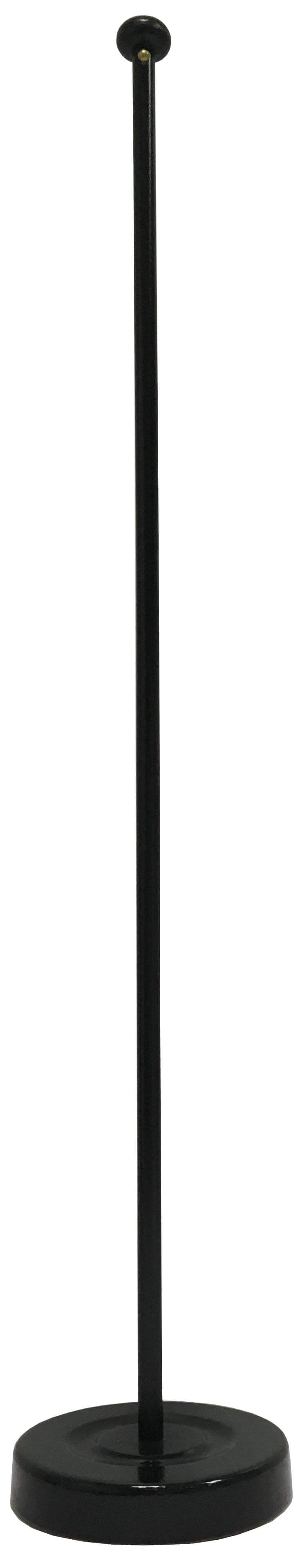Wimpel Ständer Holz in der Farbe schwarz