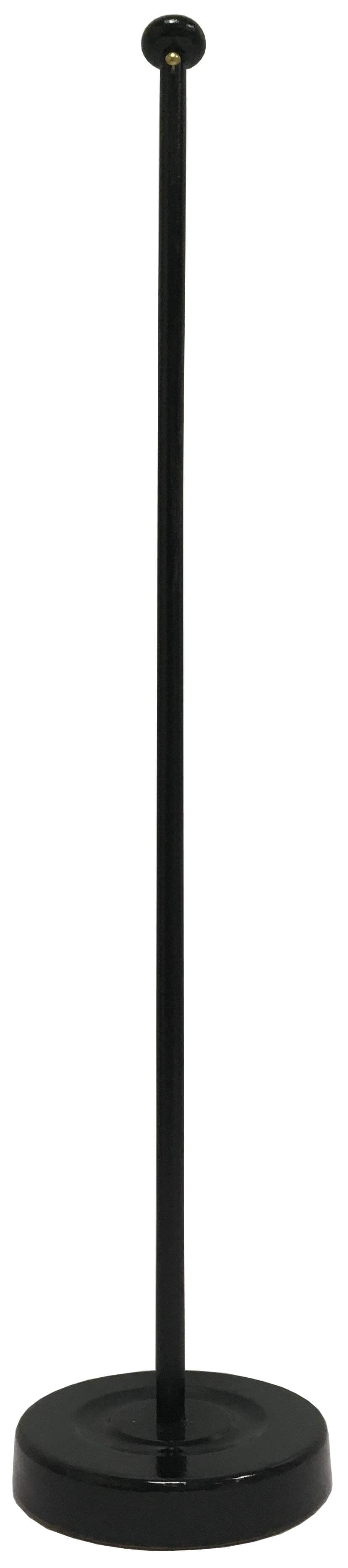 Wimpel Ständer Holz in der Farbe schwarz
