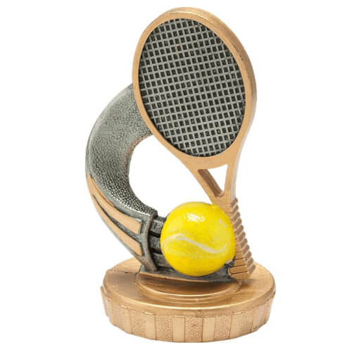 Tennispokal (Flexi-Figur) Tennisschläger